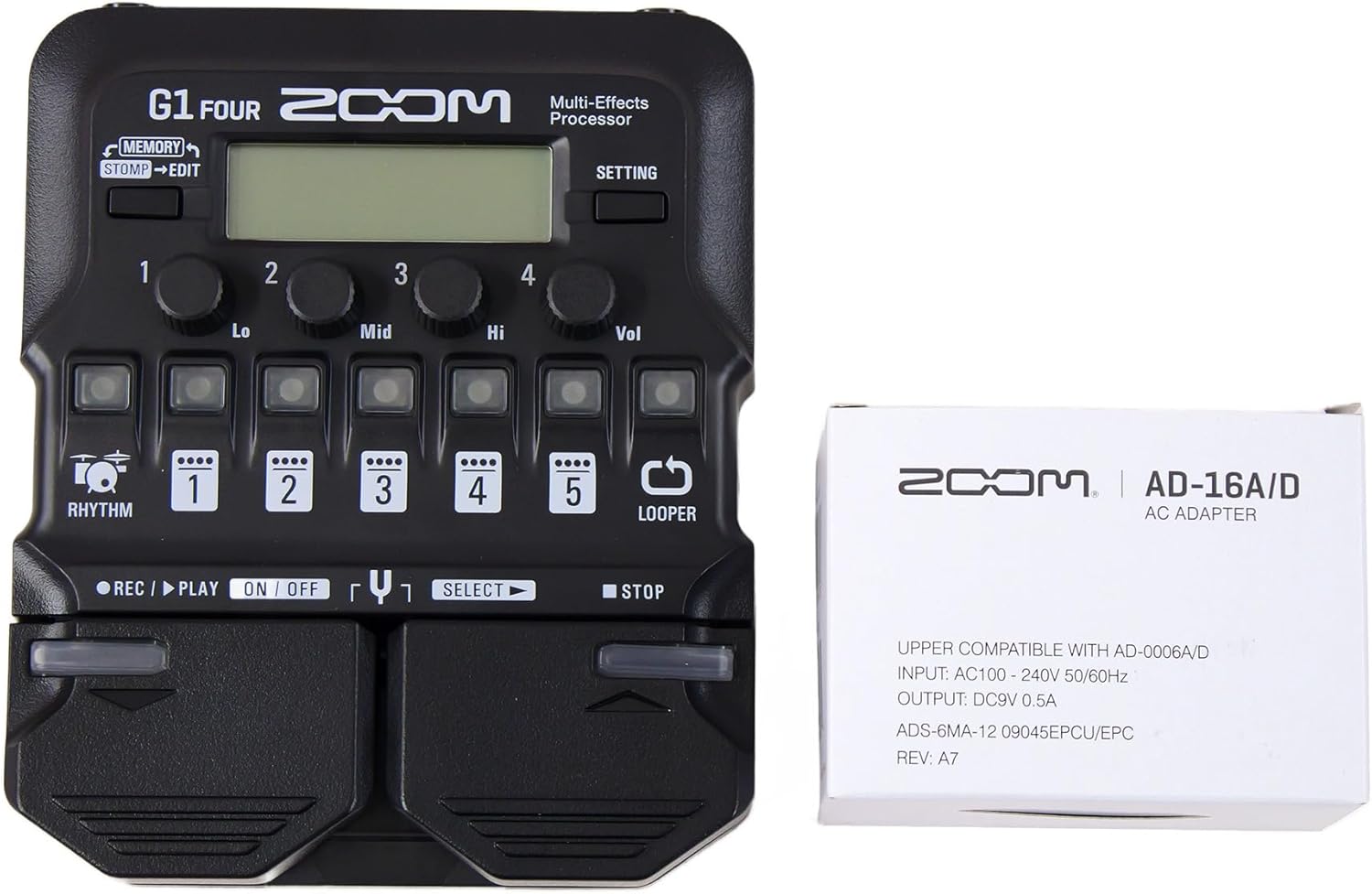 zoom G1 FOUR マルチエフェクター ACアダプター付き スペシャルプレゼント実施中♪】 ZOOM G1 FOUR 純正アダプターセット