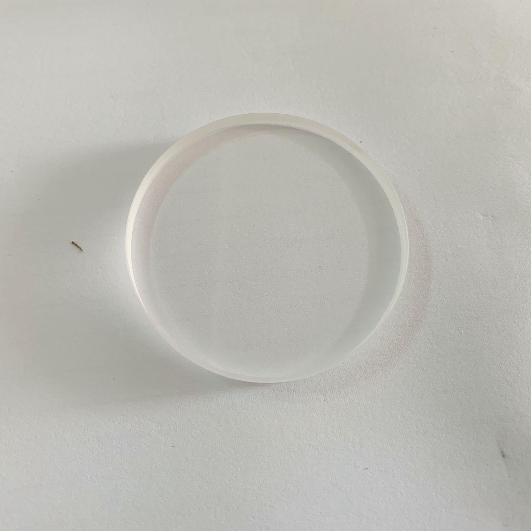 5Pcs Total Transparent Quartz Window Glass Size Diameter 50mm And 6mm Thickness