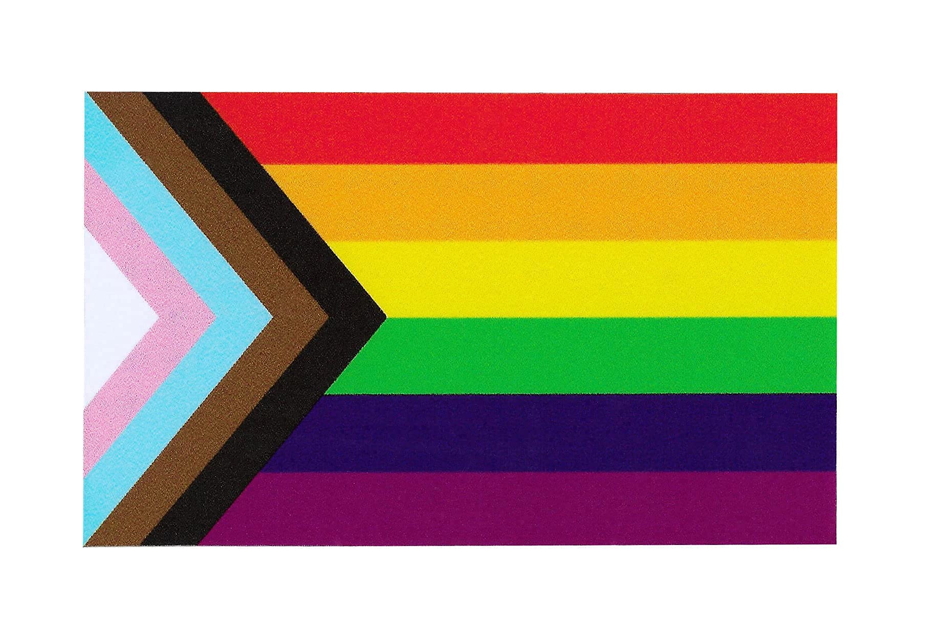 Sticker Progress Pride LGBTQ+ résistant aux UV pour voiture et ordinateur