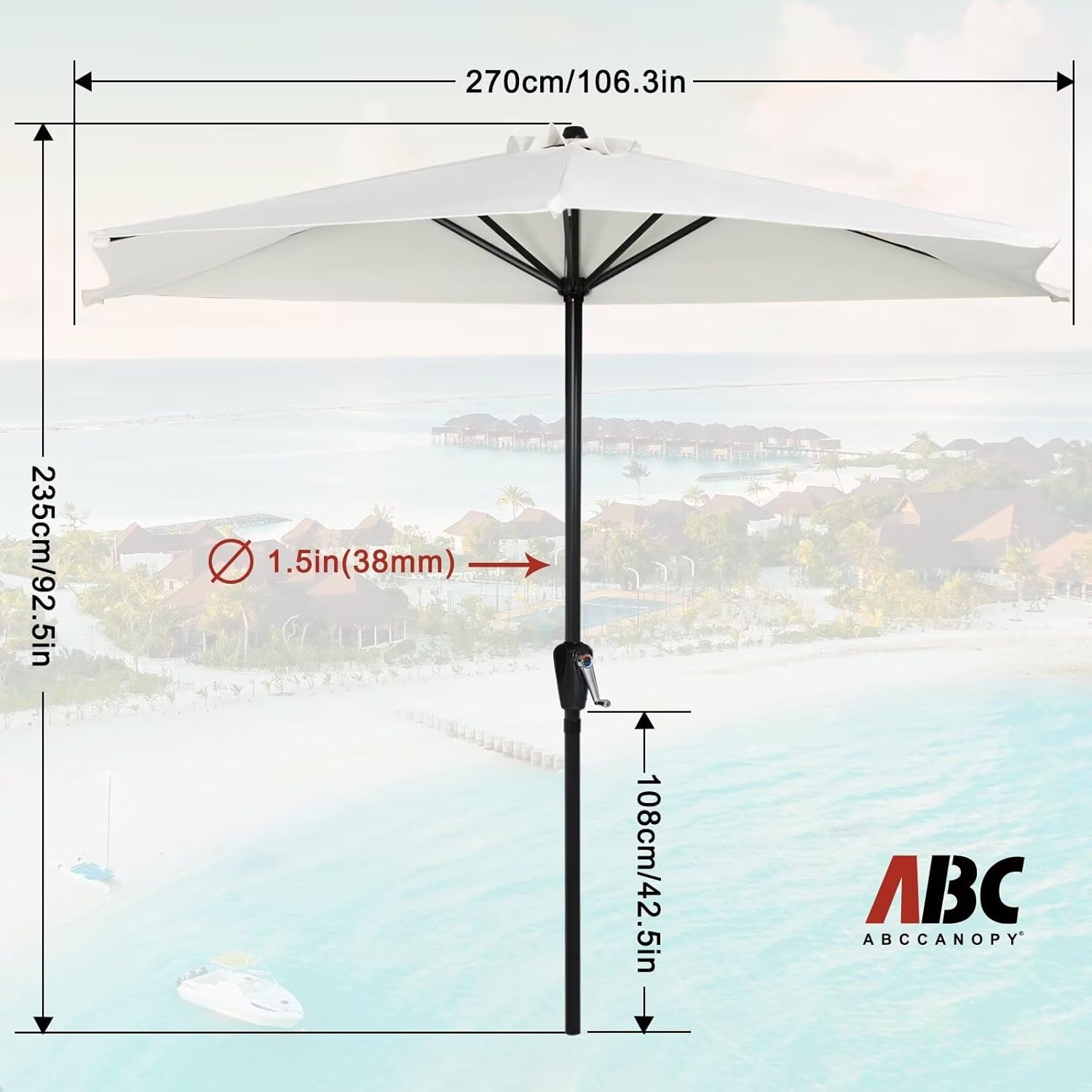 Shade Your Space: ABCCANOPY Half Umbrella Review for Your Outdoor Oasis