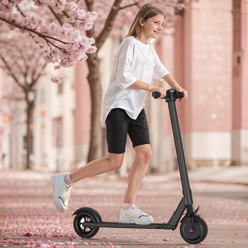 Vista 38 de Caroma Electric Scooter for Kids Ages 6-14, 250W Motor Foldable Kids Electric Scooter,160 Mins Ride Time & 3 Speeds (6/10/15 Mph), LED Display &