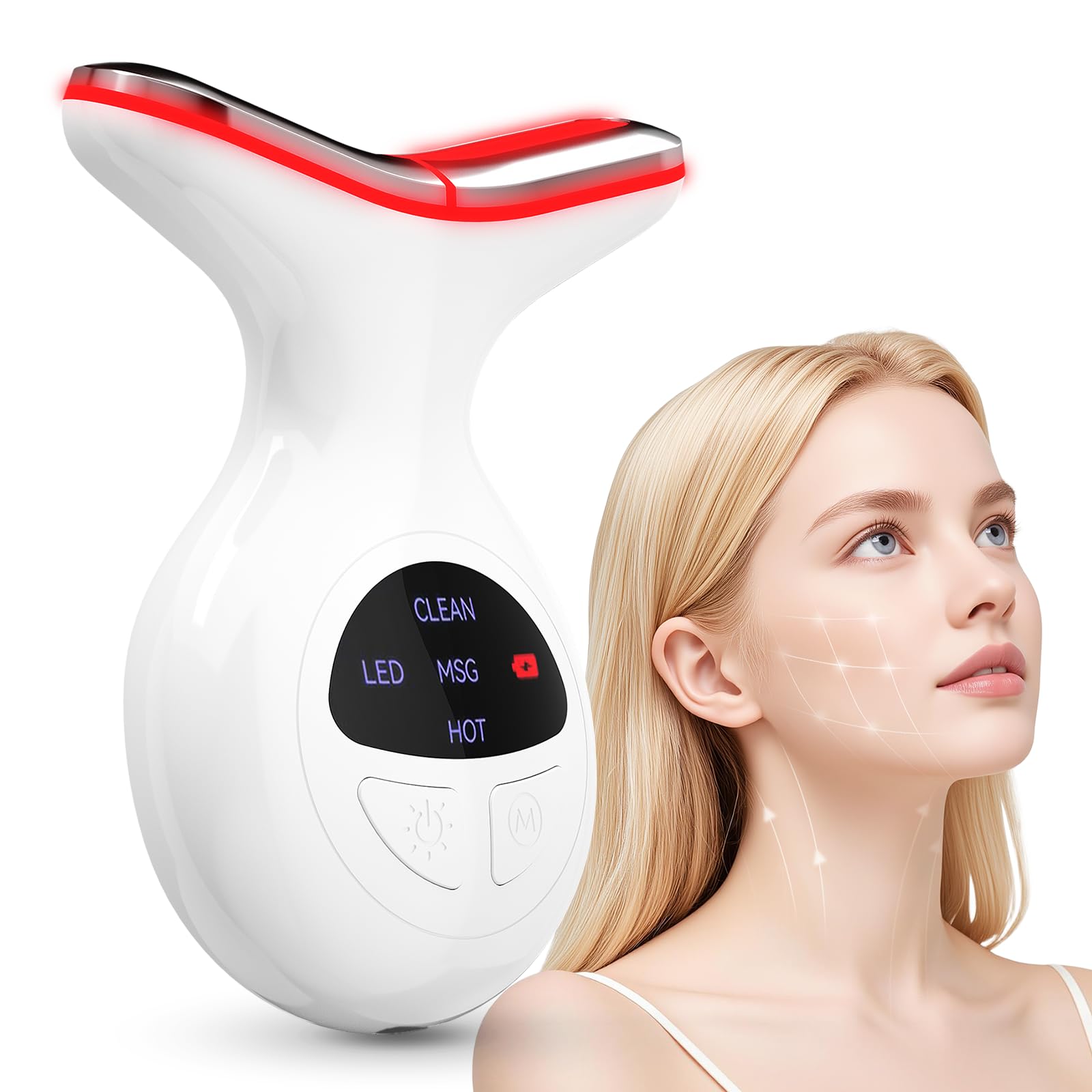 29% Off Satdally Red Light Therapy Face Massager