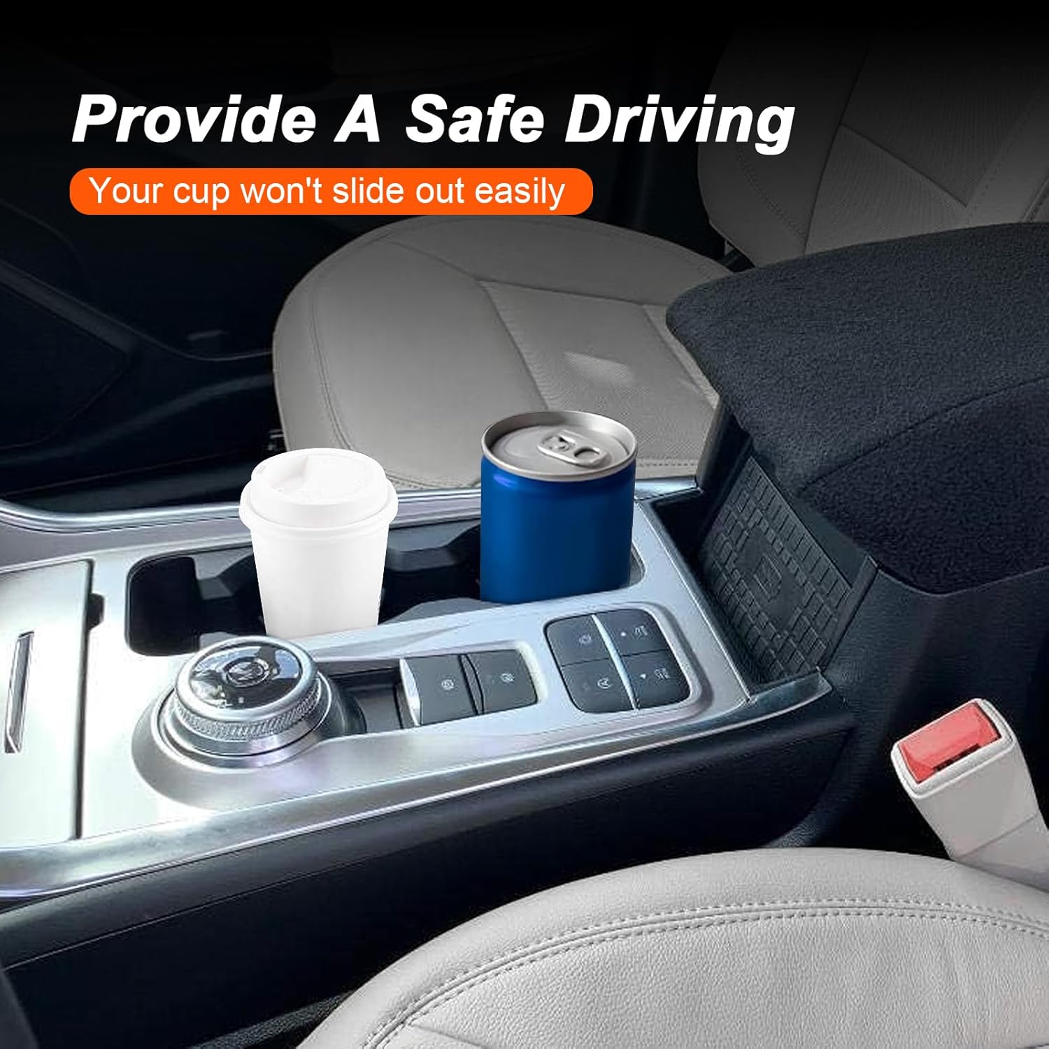 Center Console Cup Holder Without Wireless Charging Compatible with Ford Explorer 2020-2021 Replace# LB5Z7813562AB