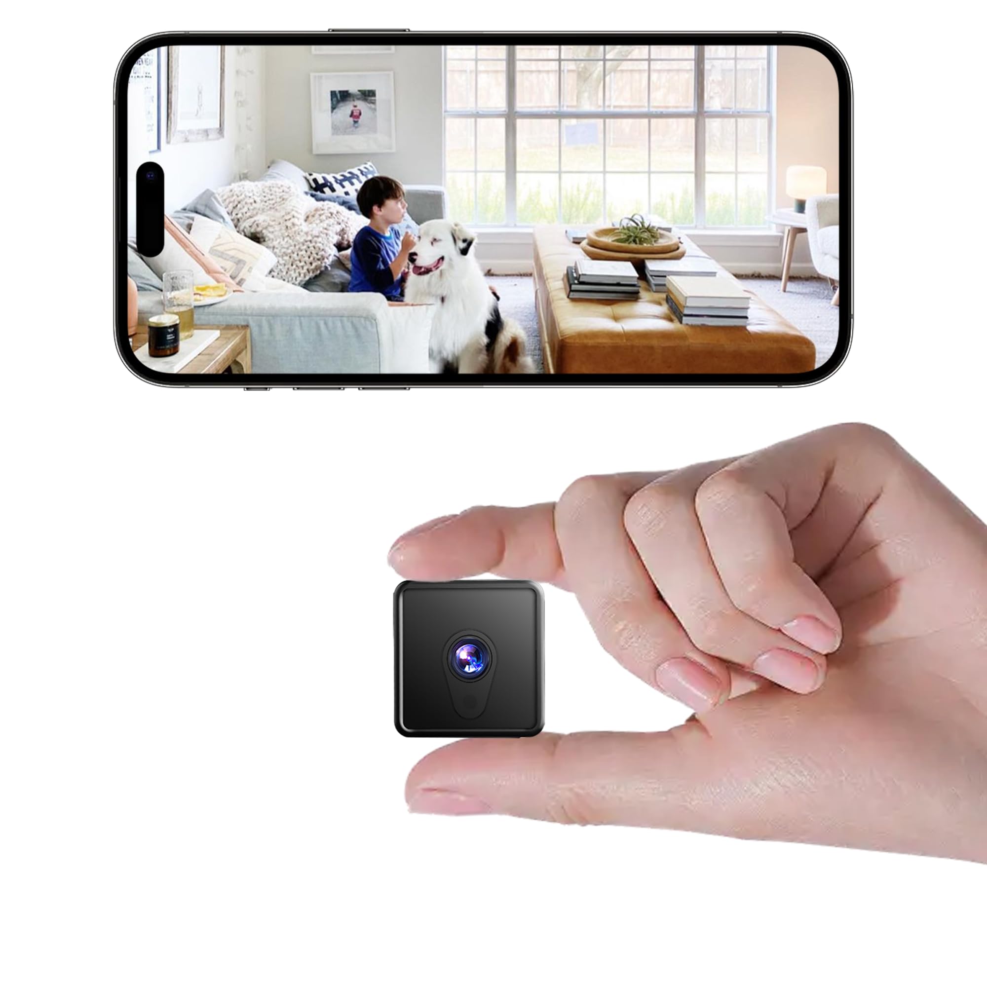 Amazon.com : Home Security 2K Camera Mini Wireless Smart Indoor Camera ...