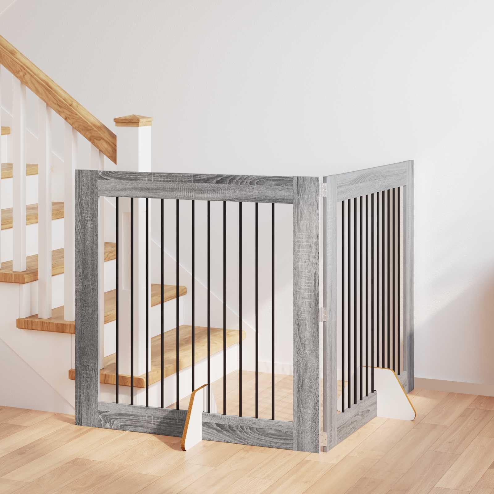 Clôture pour chien pliable pour sécuriser l'intérieur avec portillon d'accès rapide