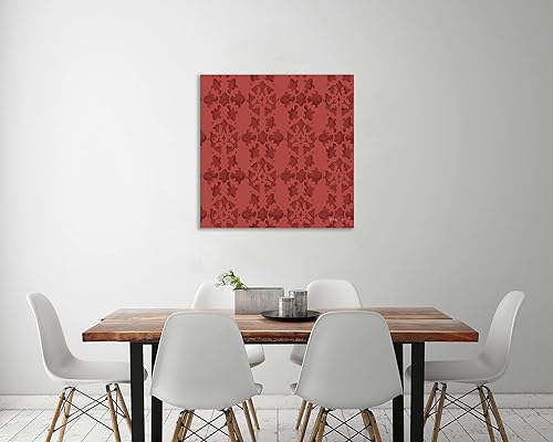 Miniatura 3 de Jaxson Rea "Vintage Petals Pattern VE Gallery Wrapped Canvas by Katie Pertiet, 36" x 36"