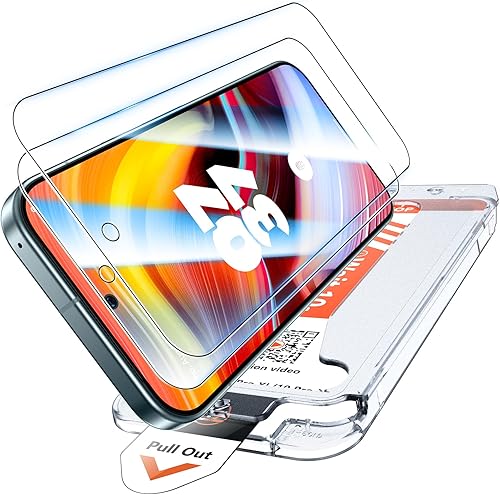 Miniatura 8 de paquete de 3 LG Aristo 2Protector de visualización, LK Japón vidrio con dureza de 9H vidrio templado con garantía de reemplazo de por vida