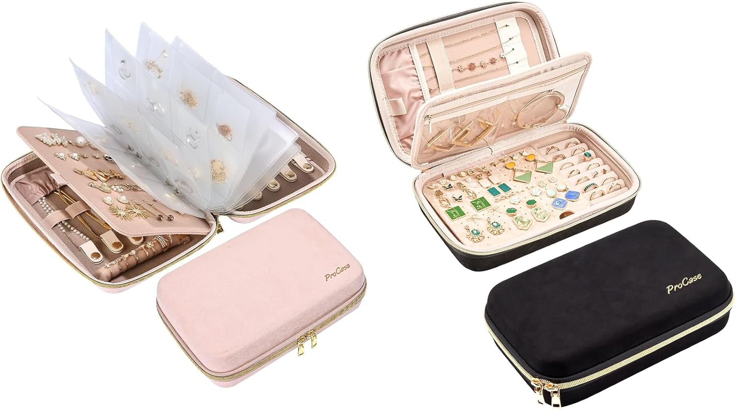 ProCase Bracelet Holder Bundle with Travel Jewelry Organizer Case