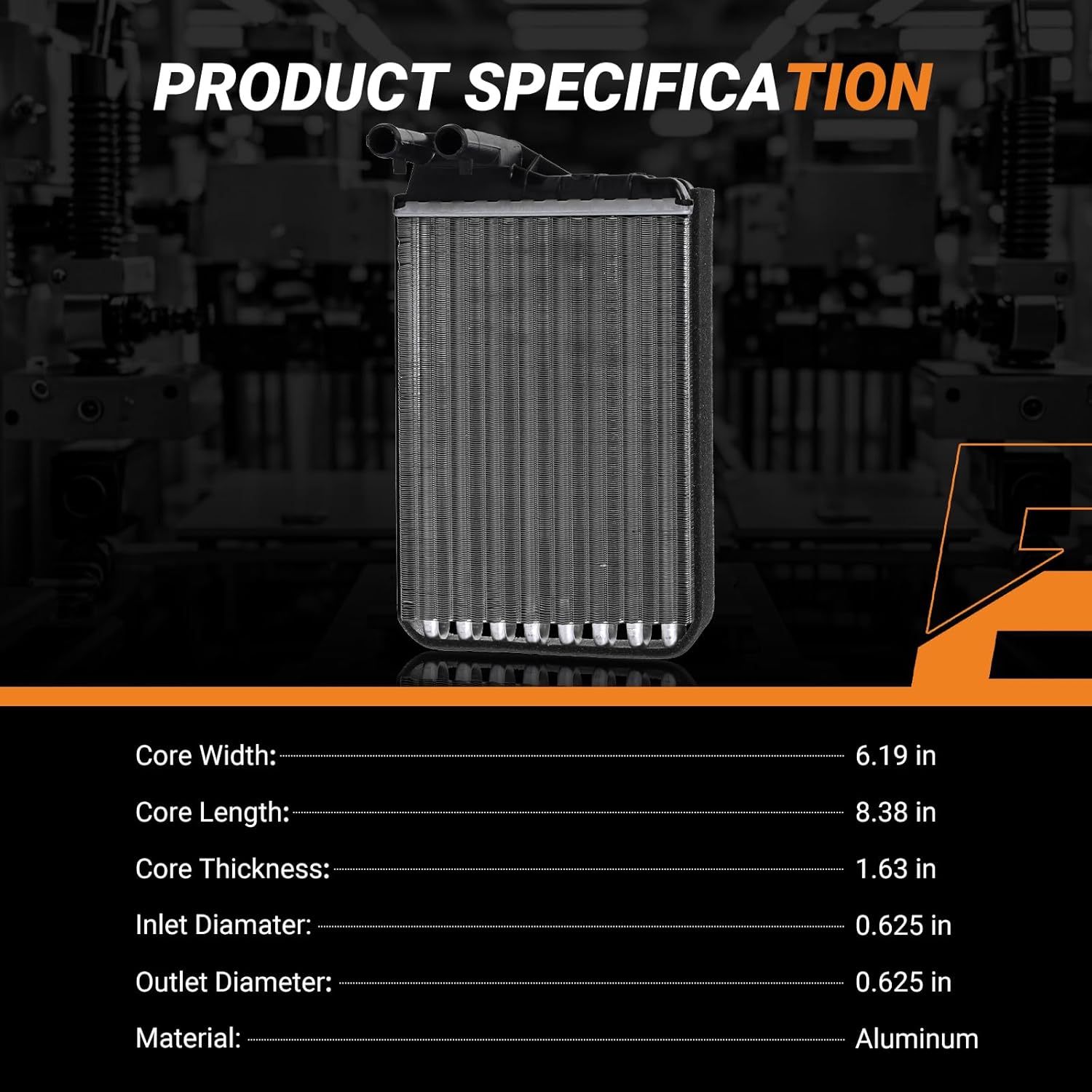 Autoexact Heater core, heater core replacement, automotive replacement heater cores Compatible with Chrysler Neon (1995-2002), for Chrysler Prowler (2001-2002), for Chrysler PT Cruiser (2001-2005)