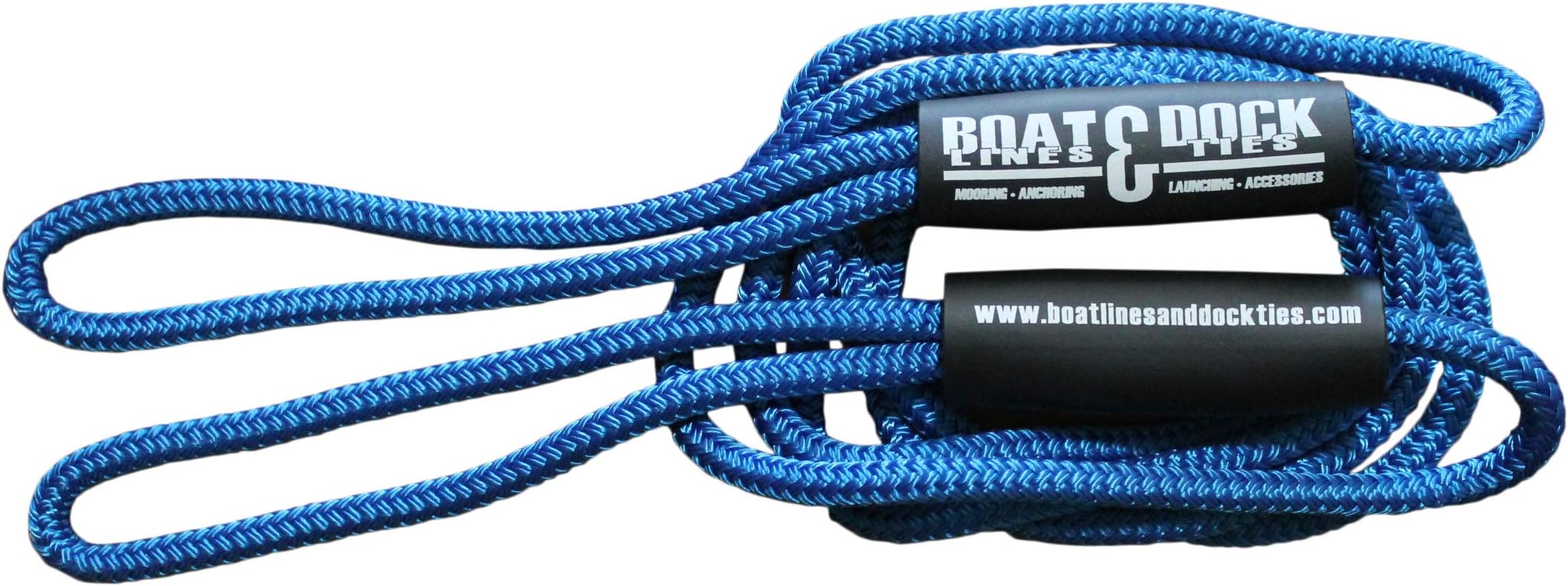 Boat Throw Rope Double Braided Nylon Rope, Stitched Loops