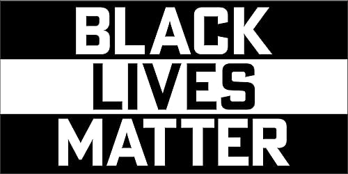 Imán de coche Black Lives Matter 8 x 4 pulgadas