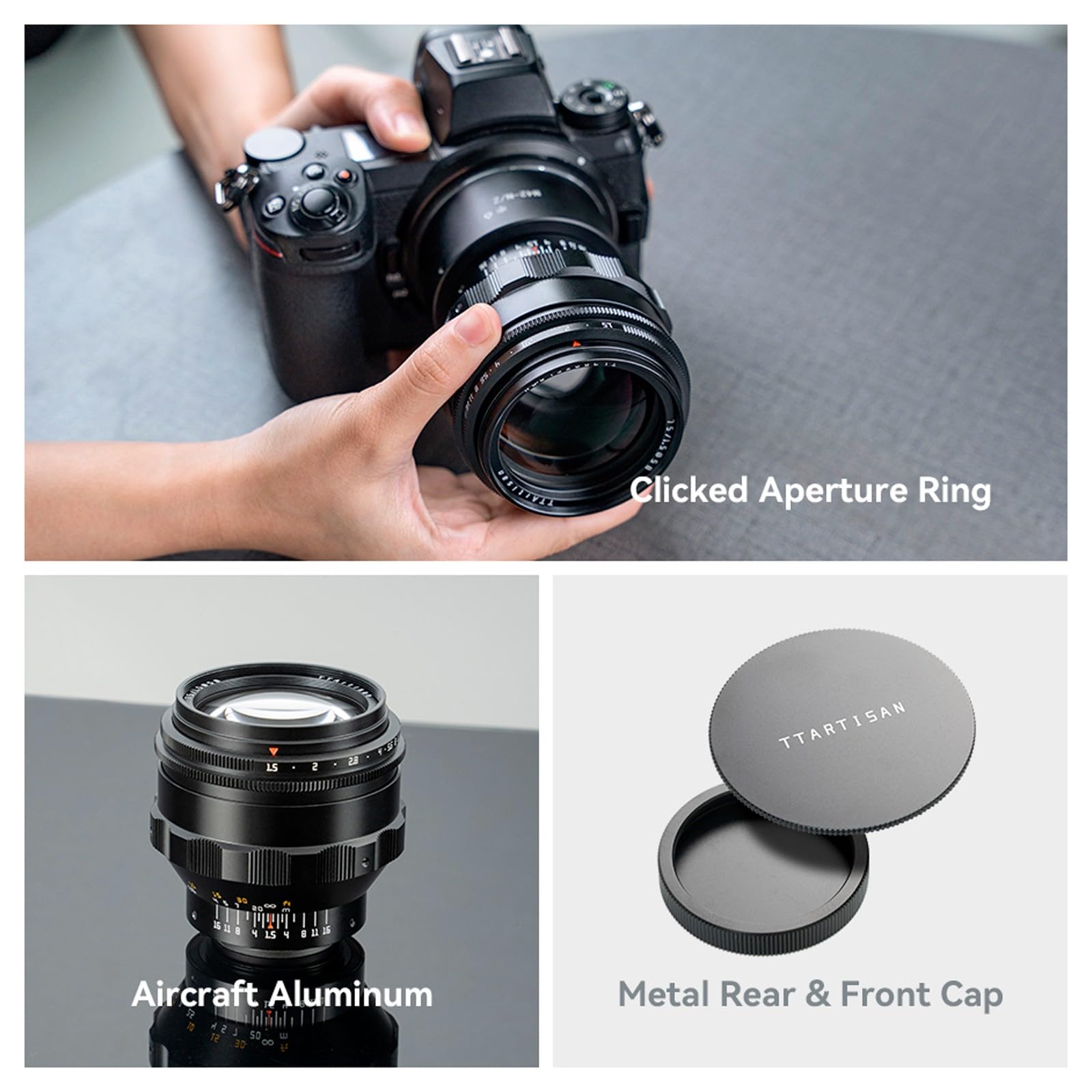 Amazon.co.jp: TTArtisan 75mm F1.5 渦巻きボケ大口径フル