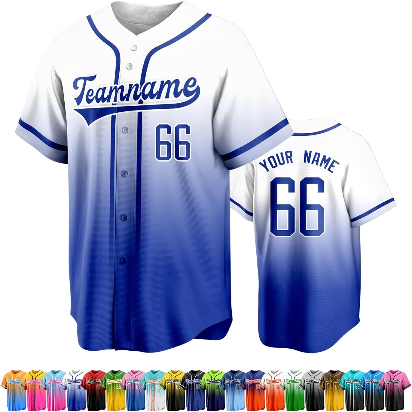 Custom Baseball Jersey Personalized Team Uniforms for Men Women Boys and Girls Add Your Name Number or Logo