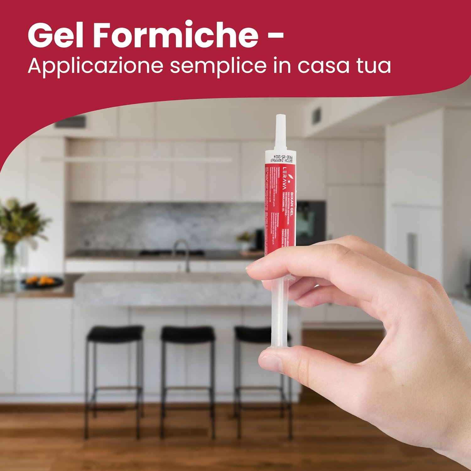 LERAVA Gel Insetticida Formiche (10 g) - Esca Potente per Eliminare Colonie - Anti Formich - Analyse des détails et conception