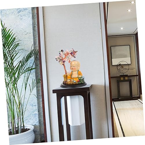 Miniatura 7 de DECHOUS Adorno clásico de Buda de resina artesanal decoración china estatuilla de Buda riendo