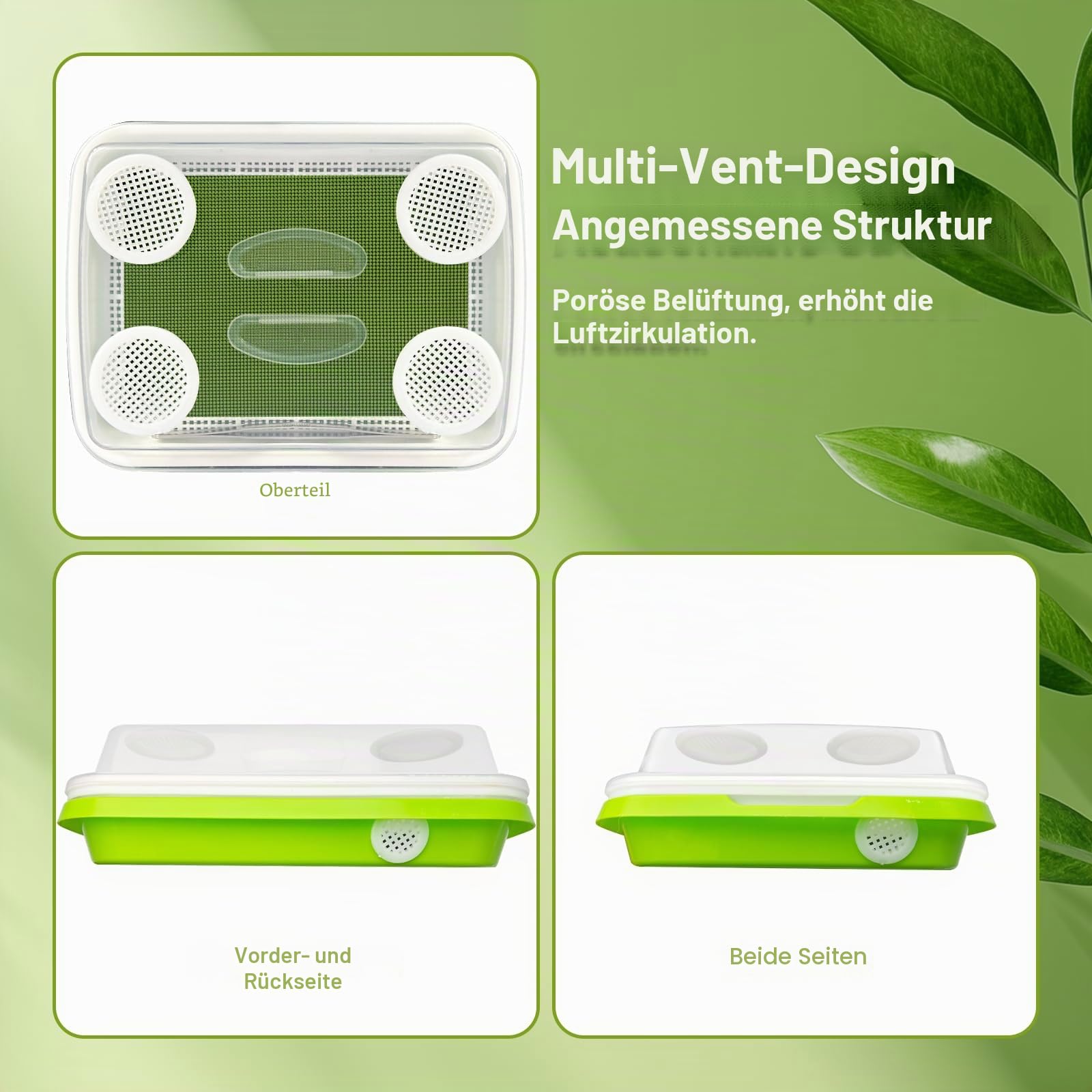 Mehlwurm-Zuchtset, Farm und Keeper mit Pinzette für Mehlwürmer, Bartagamen, Gecko-Echsen, Frösche, Vögel und Hühner