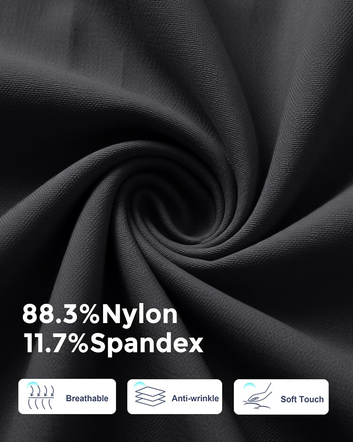 Womens Lightweight Wide Leg Pants Drapey with Pockets Athletic Yoga Pants Casual Travel Work Loose Pant - Image 3