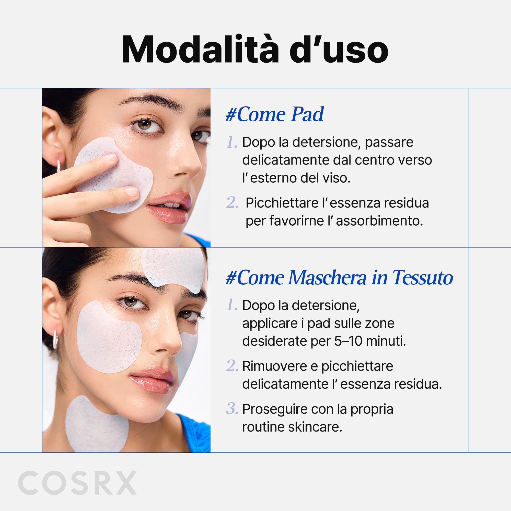 COSRX OneStep Original Tone Clarifying Moisture Pad, 100 Pads, Daily Toning Pad for Skin Texture & Idration & Evening Skin Tone with Arbutin, Glutathione & 12 Acidi ialuronici, Korean Skin Care