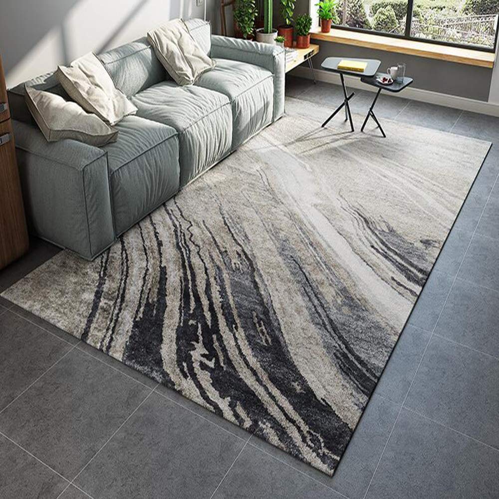 Tapis de salon doux et facile à nettoyer Love Home