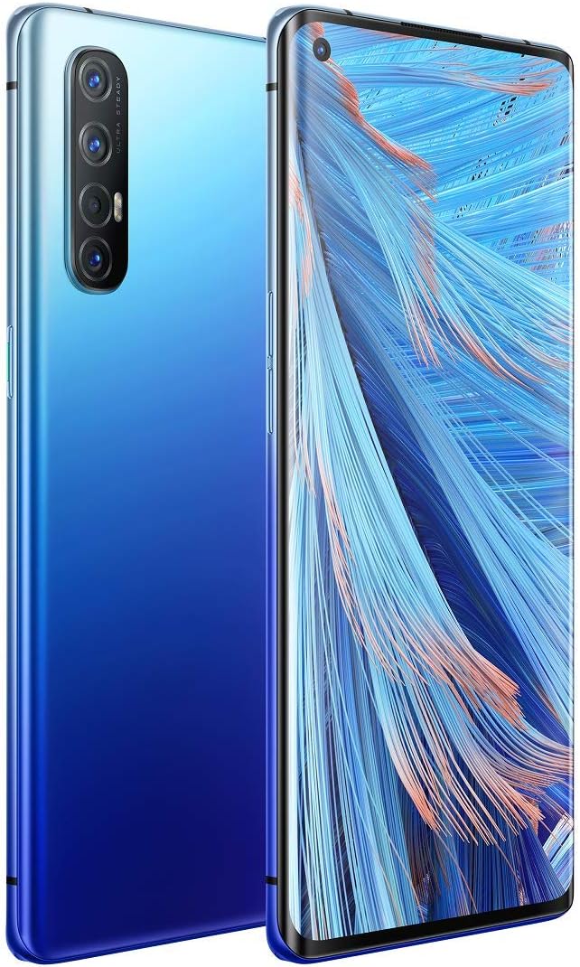 OPPO Find X2 Neo (5G) CPH2009 Single-SIM 256GB + 12GB RAM (GSM Only | No CDMA) Factory Unlocked Smartphone - International Version (Starry Blue)