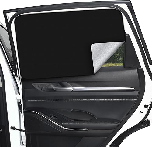 ZATOOTO 2 fundas para ventana trasera Parasoles para ventana lateral del automóvil Protección magnética reflejada de la luz solar para el bebé