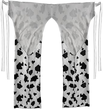 The Dragons Den Adults Mens Cowboy Western Chaps Shaps Chaparreras Wild West Fancy Dress Costume Accessory