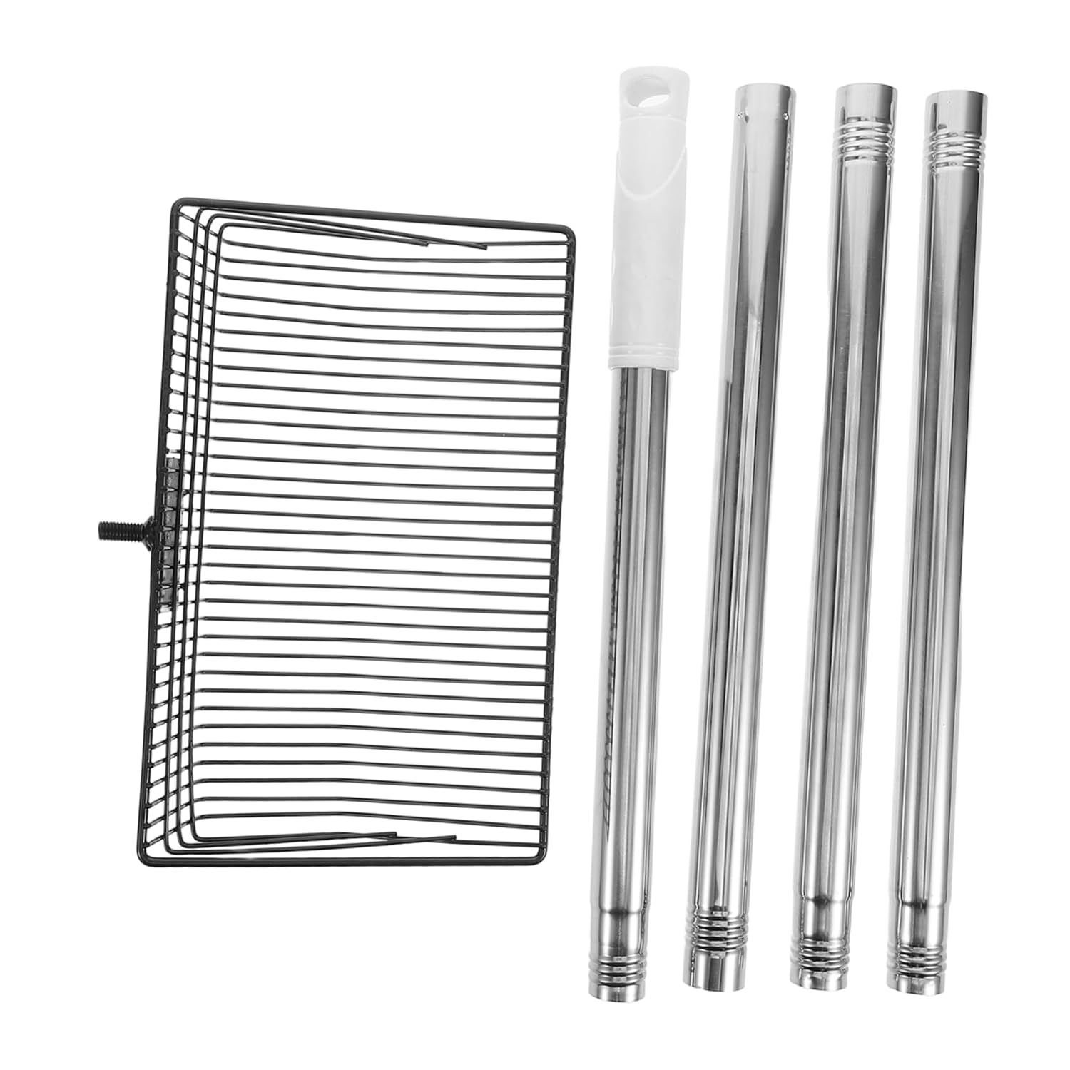 Sifting Shovel Metal Litter Scoop with Long Handle for Efficient Waste Removal Chicken Gardening and Pet Cleaning Sturdy Metal Design for Easy