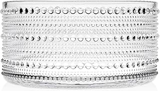 Godinger Serving Bowl, Crystal Glass Salad Bowl - Lumina