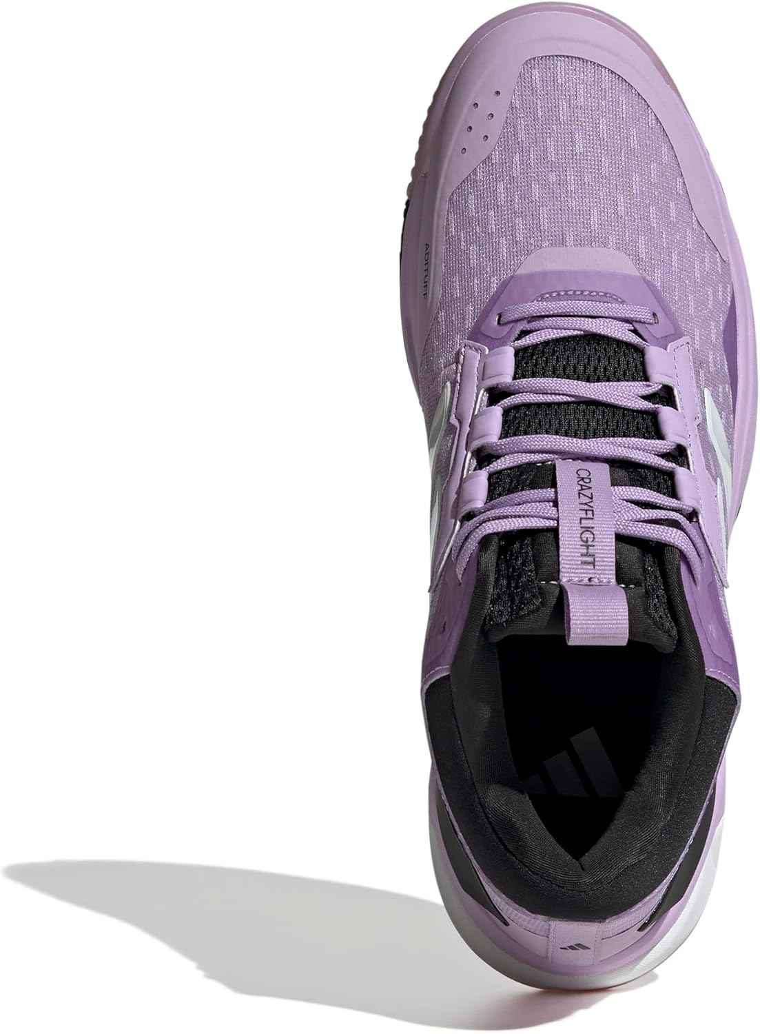 adidas Women's Crazyflight 6 Mid Top, Powder Plum/Zero Metallic/Black, 5.5
