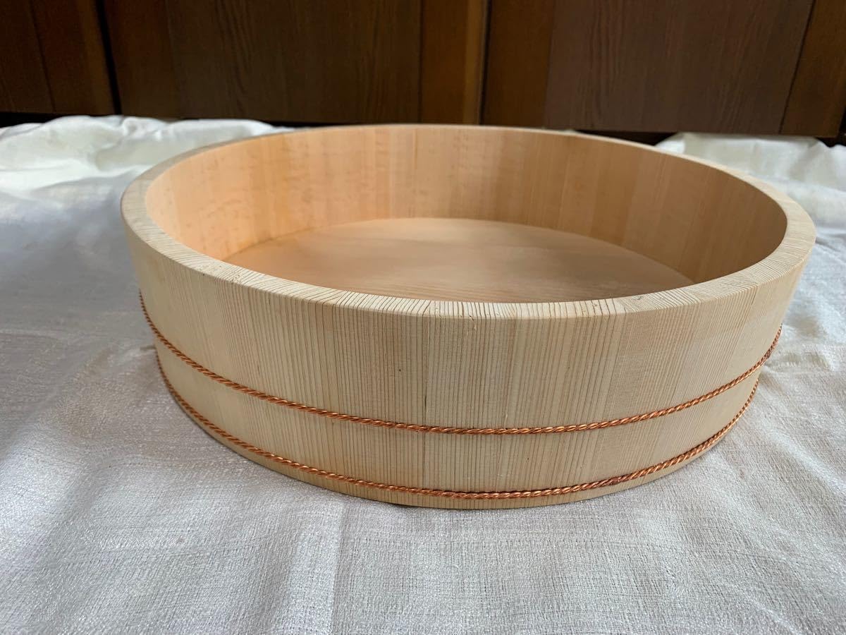 昭和レトロ寿司桶木桶たらい洗い桶2つセットガーデニング