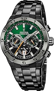 Festina Herrenuhr Analog aus Edelstahl 316l Schwarz F20673/2
