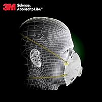 Vista 8 de Mascarilla para partículas, protección respiratoria N95, 80