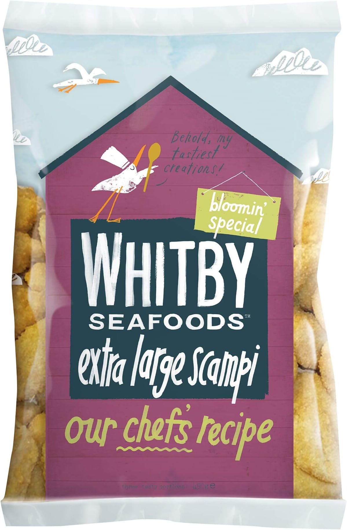 Whitby Seafoods Extra Large Scampi 450g