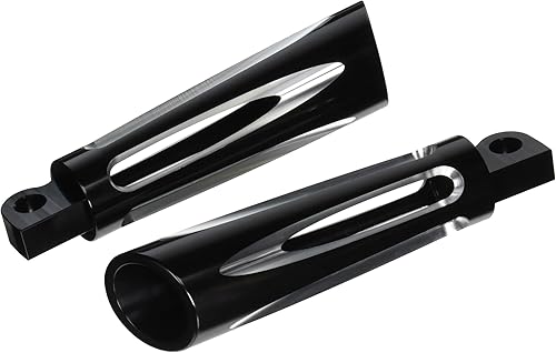 Arlen Ness 06-472 Estriberas de corte profundo - Negro