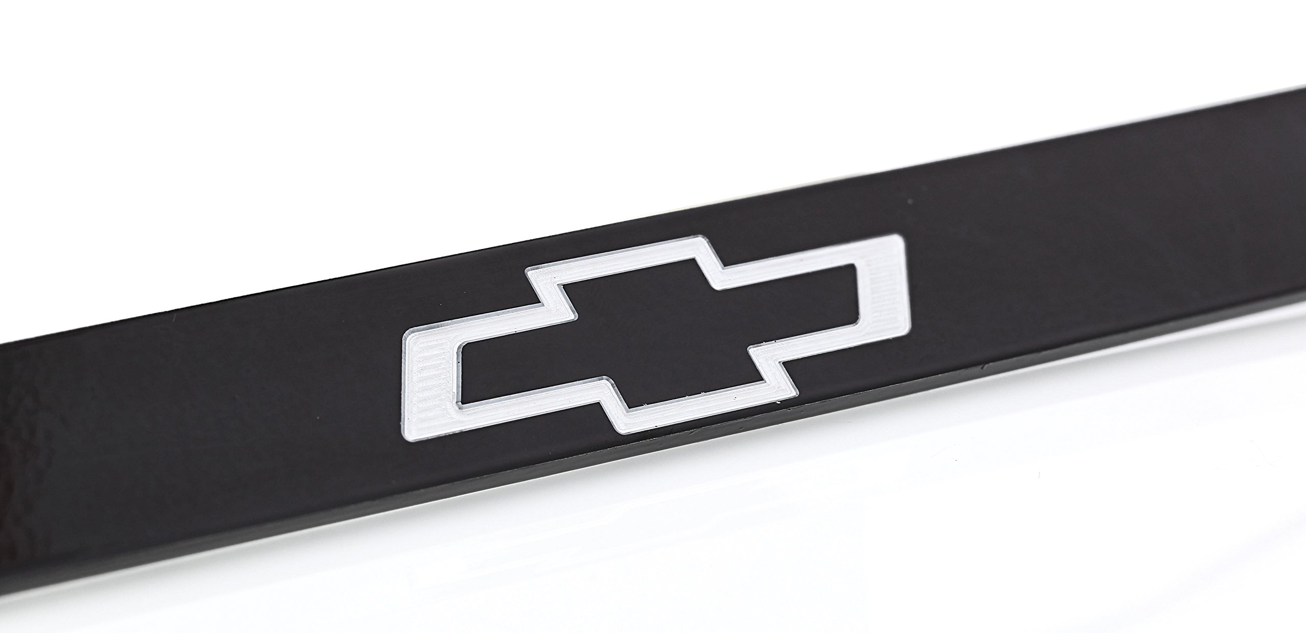Cornice targa in metallo con rivestimento nero Chevrolet logo Holder