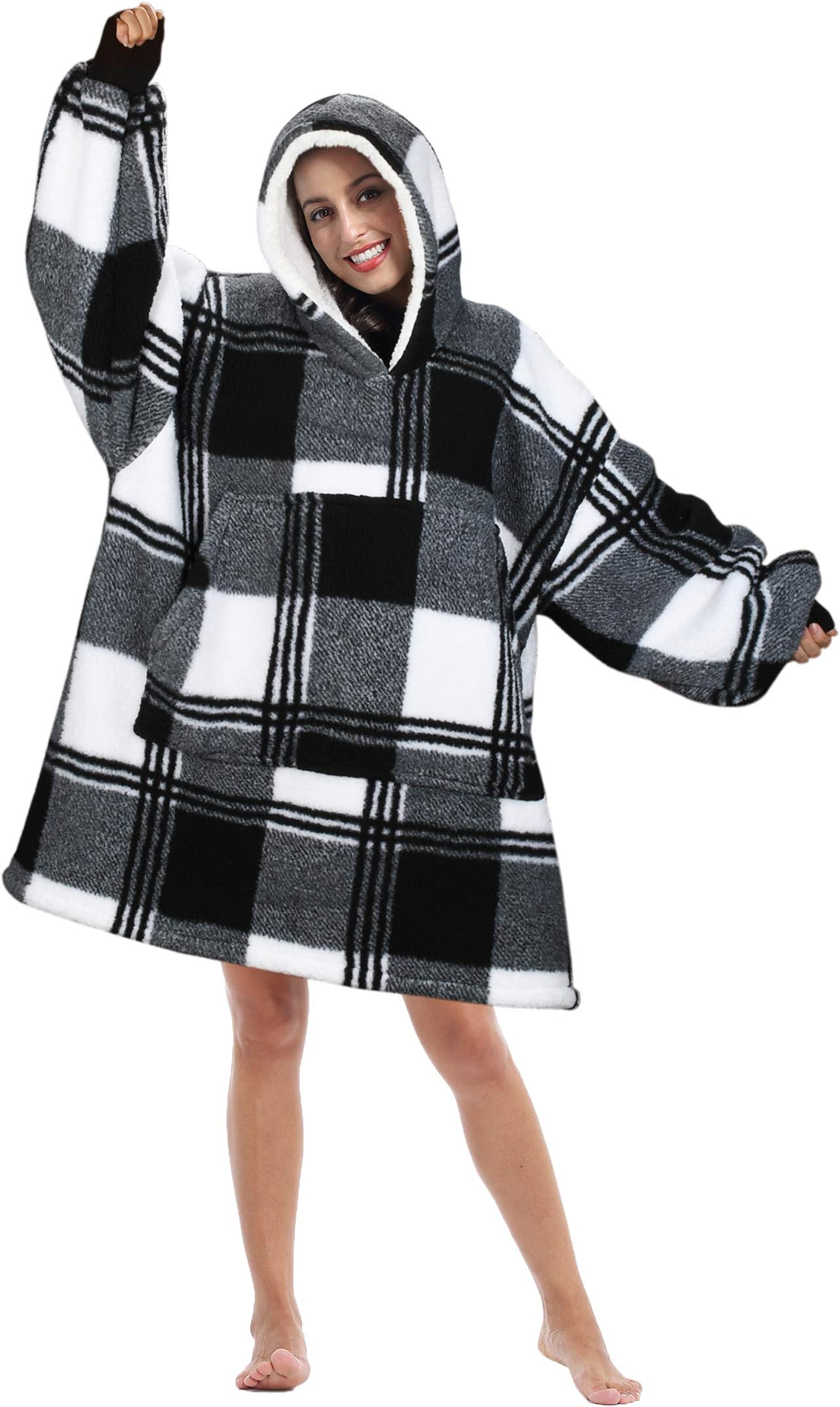 Hallmark Christmas Hallmark Oversized Blanket Sweatshirt Hallmark