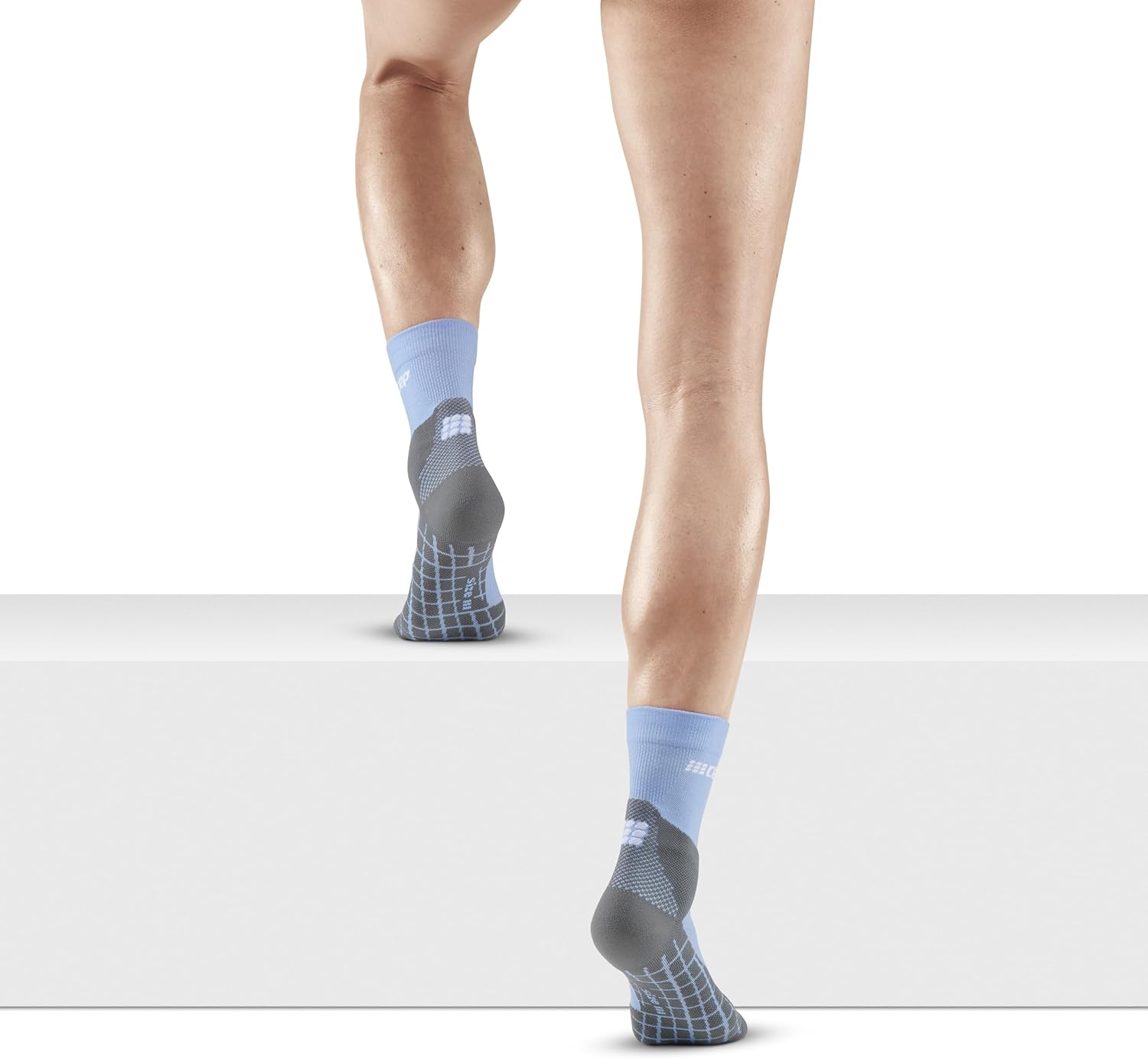 CEP Women's Outdoor Compression Light Merino Crew Cut Socks