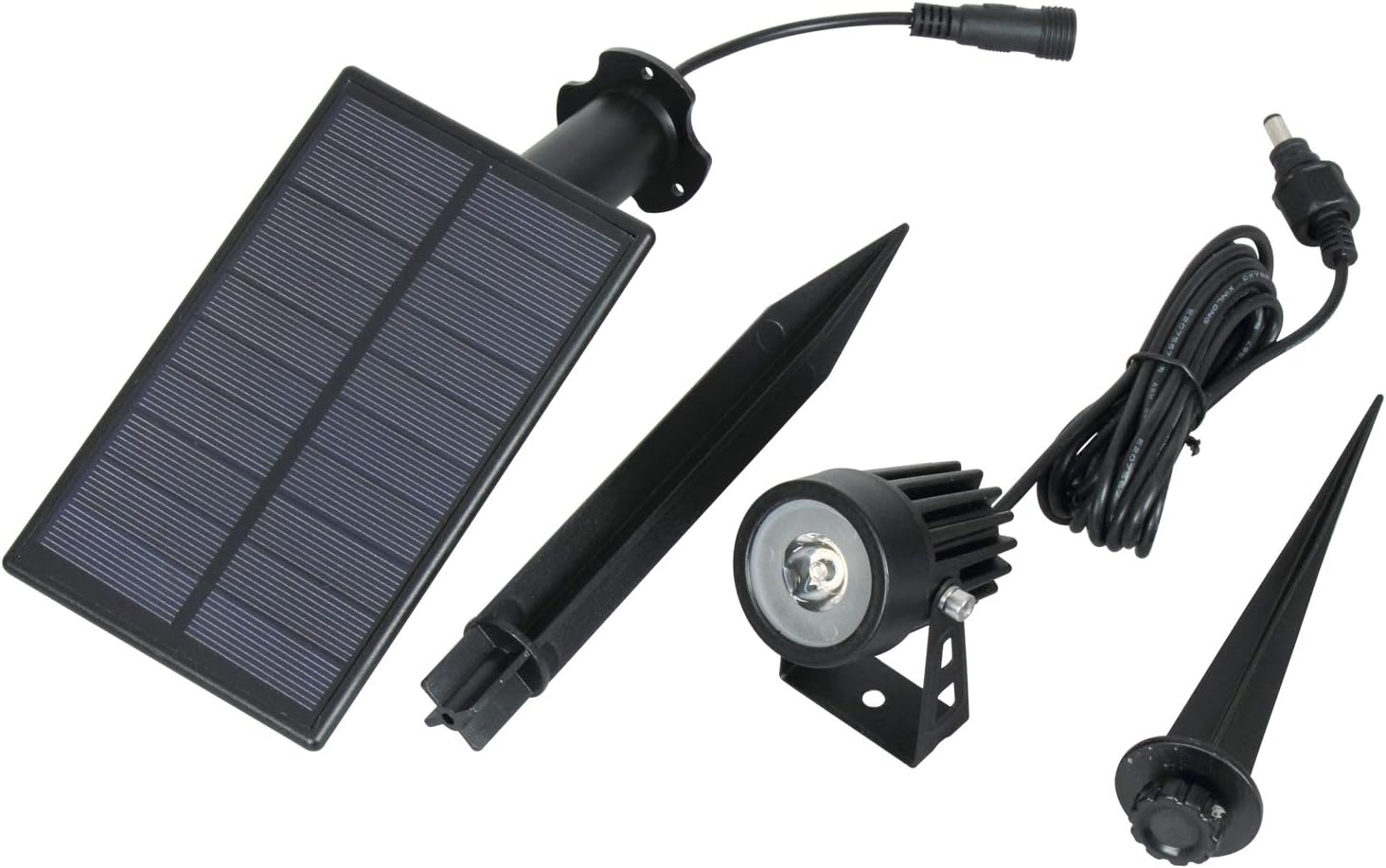 All components of the T-SUN Solar Spotlight package