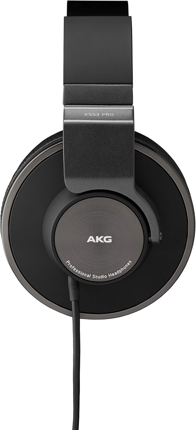 AKG Pro Audio K553 MKII Over-Ear, Closed-Back, Foldable Studio Headphones,Black (Renewed)