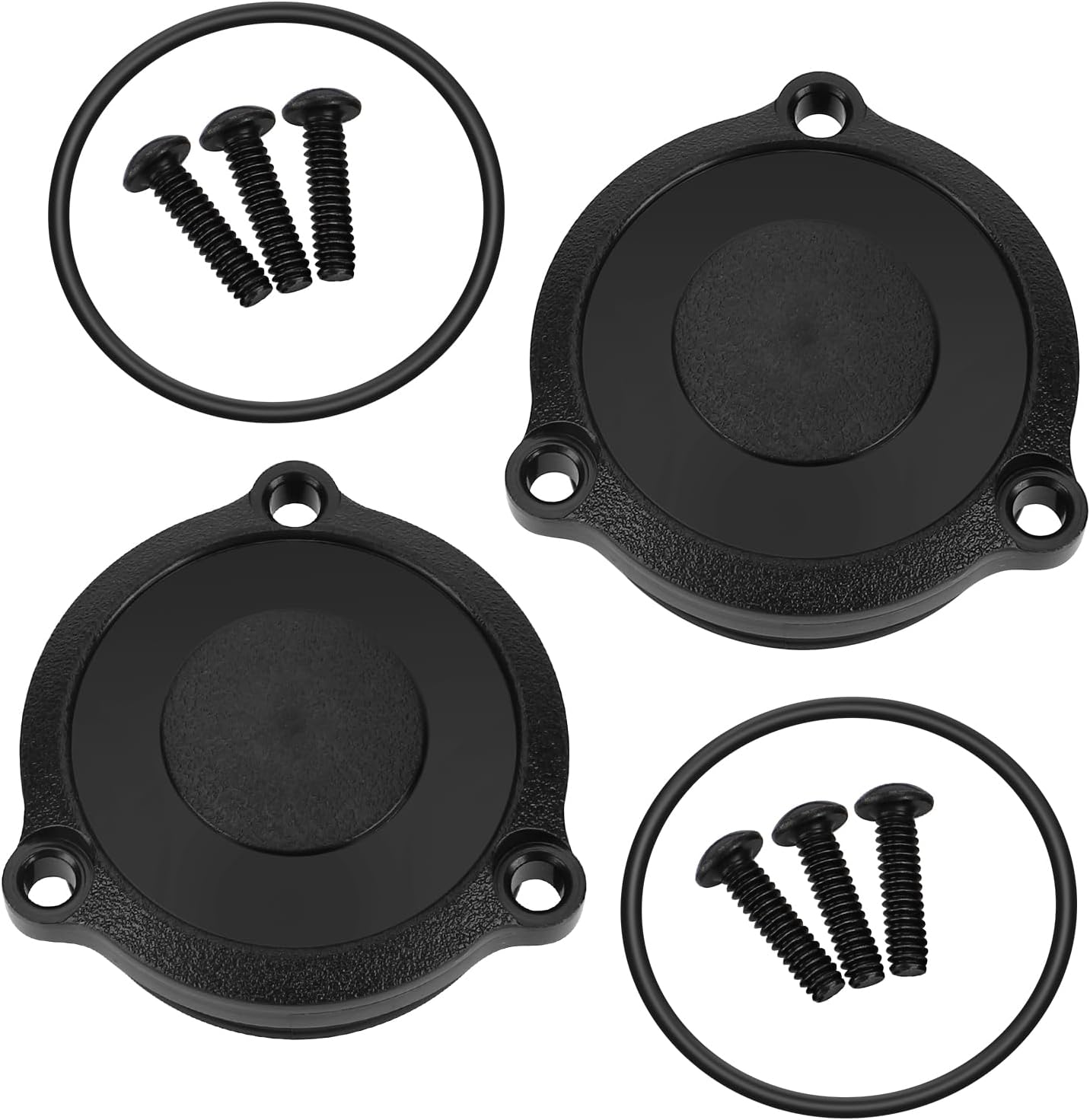 JAVIK 2Pcs Front Wheel Cap Fit for Polaris Scrambler Sportsman Xplorer Ranger Die-sel Worker Magnum Big Boss Xpedition 250 300 335 325 400 425 455 500 1996-2009, OEM#5432611