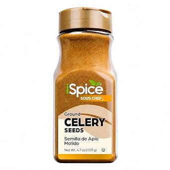 iSpice Ground Celery Seed Powder Seasoning - 4.7 oz