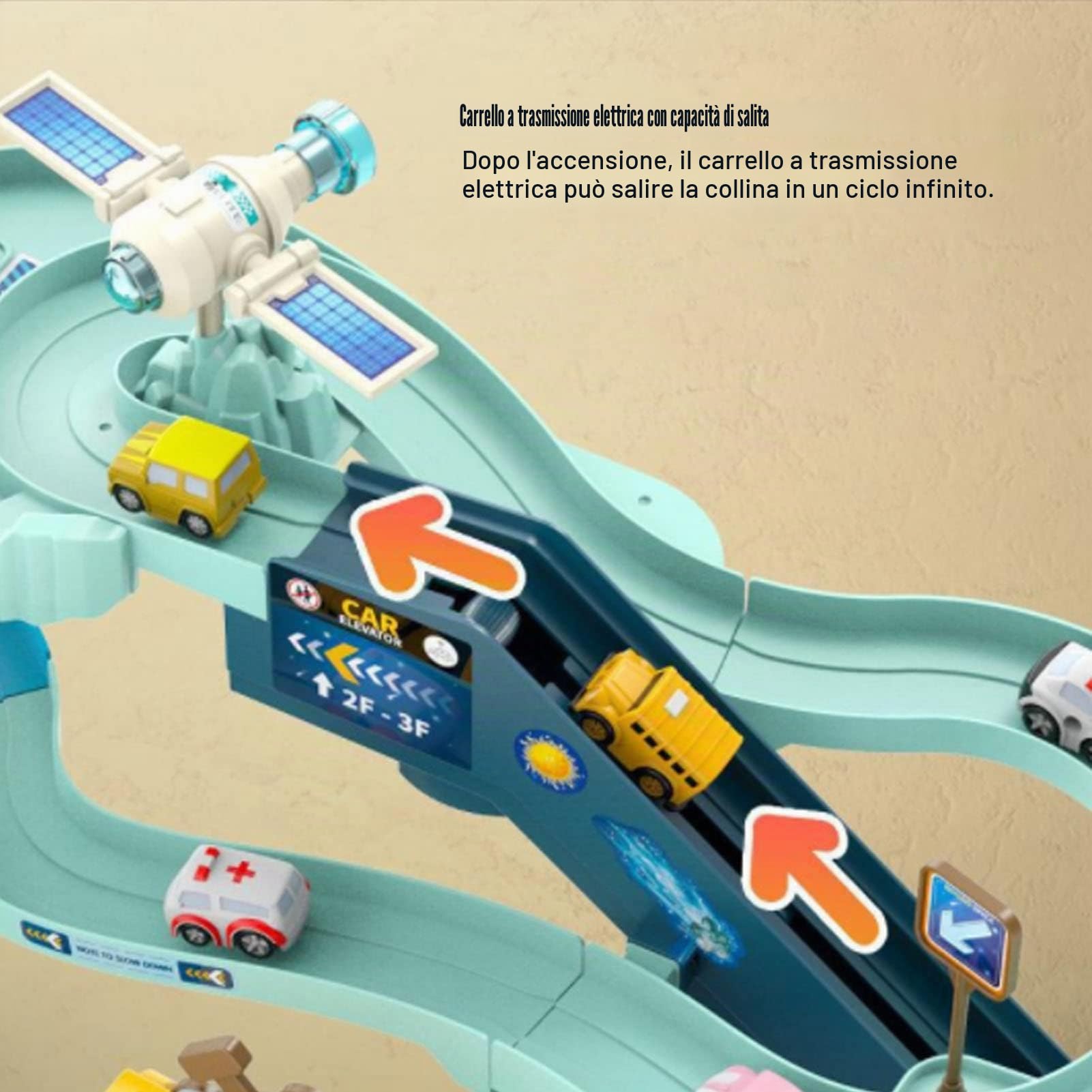Base Car Adventure Toys Costruzione Avventura Puzzle Tracce per auto Giocattoli Playset per bambini sopra i 3 anni