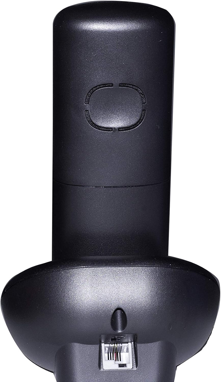 Nazad view of Motorola E202 base unit with ports