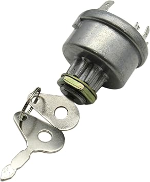 Ignition Key Switch for Ford Tractor 5000 5030 515 530A 531 532 535 540 540A 540B 545 545A 545C 545D 550 5500 555 5550 555A 555B 555C 555D 5600 5610 575D 5900 4 Position