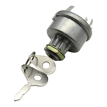 Ignition Key Switch for Ford Tractor 5000 5030 515 530A 531 532 535 540 540A 540B 545 545A 545C 545D 550 5500 555 5550 555A 555B 555C 555D 5600 5610 575D 5900 4 Position