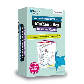 REVISE Edexcel GCSE 9-1 Mathematics Foundation Revision Cards includes FREE online Revision Guide REVISE Edexcel GCSE Maths 2015