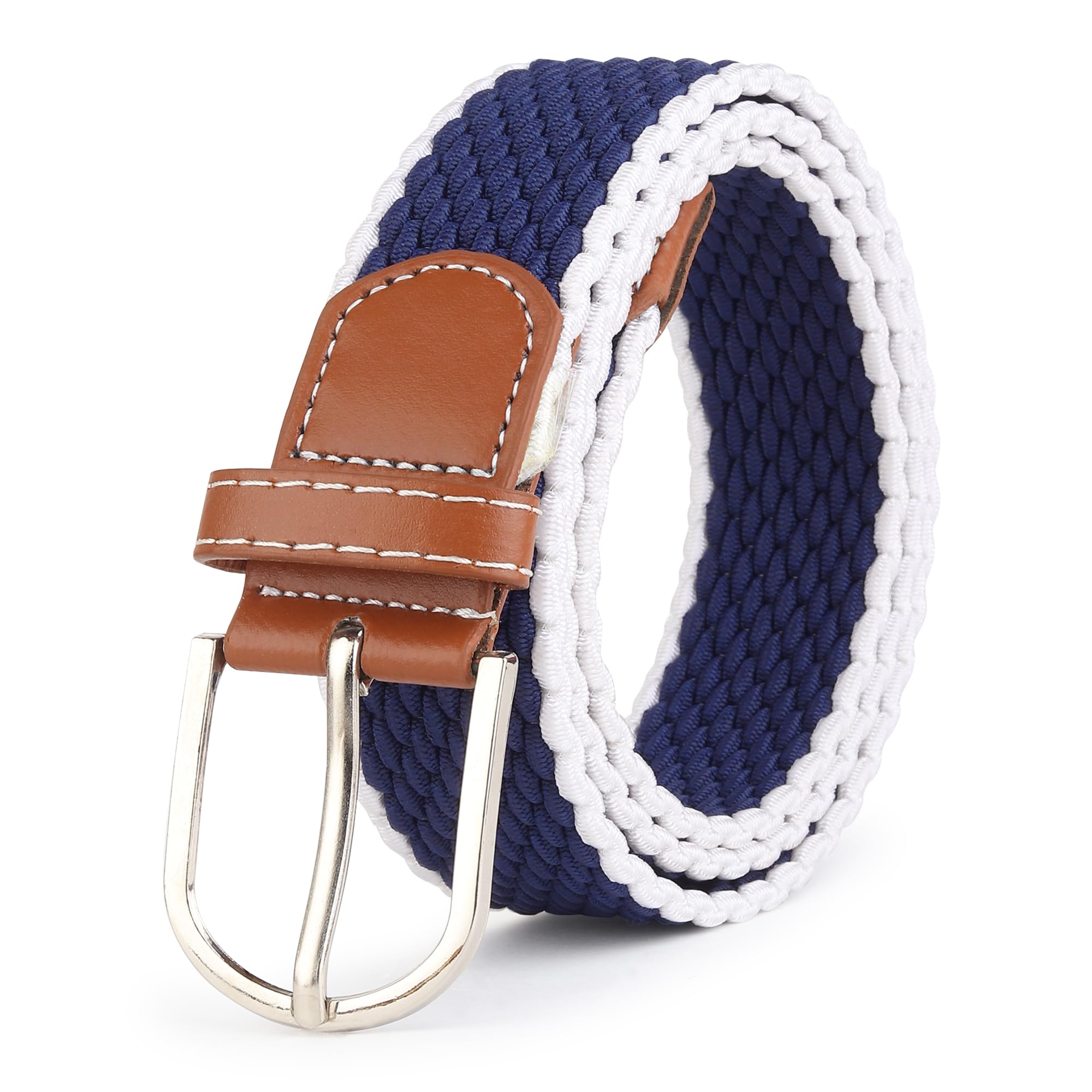 Woven Fabric Stretchable Belt for Men & Women-image-12