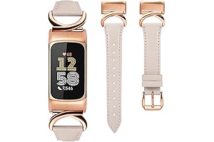 Slim and Stylish Leather Band for Fitbit Charge 6/5