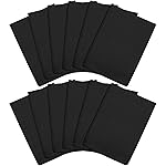 Tatuo 12 Pieces Korean Exfoliating Mitt Glove Italy Towel Body Skin Scrubber Exfoliating Scrubber for Remove Dead Skin Washcloth Korean(Large,Black)