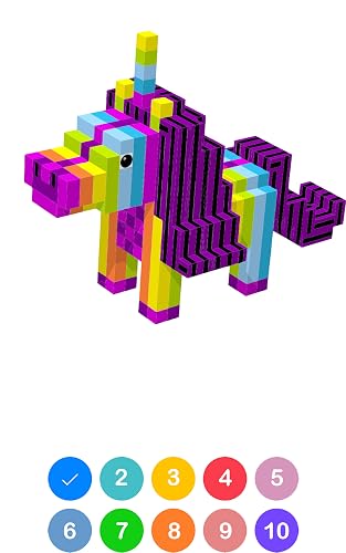 Pixel Art 3D Coloring By Number For Adults Free #TOP3
